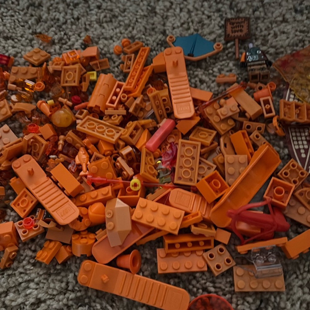 Orange Lego Lot